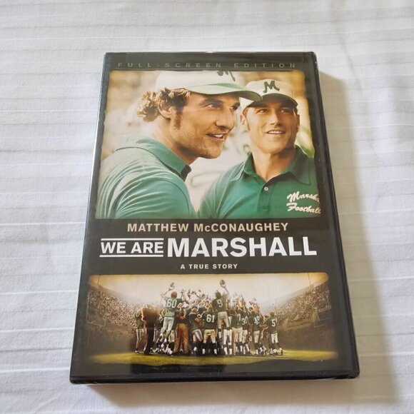 New Matthew McConaughey "We Are Marshall" Full Screen Edition DVD - Picture 1 of 6